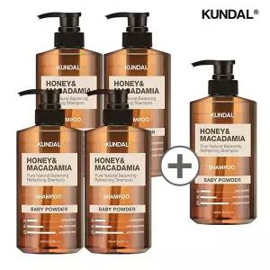 [쿤달] 허니 앤 마카다미아 네이처 샴푸 500ml 4+1