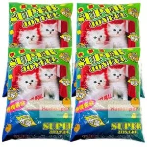 슈퍼조이풀 고양이모래 4.5kg x 4개세트 / 벤토나이트모래