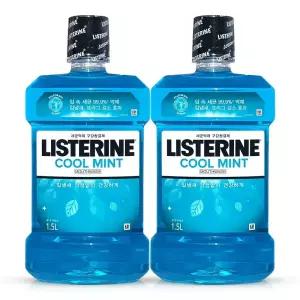 리스테린 쿨민트 1.5L 2개