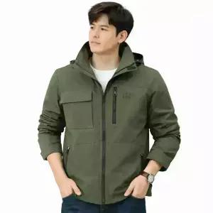 지프 스피릿 봄가을 남성 바람막이 사파리 자켓 HL8111A