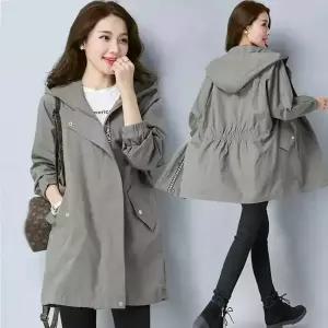 사파리 후드 집업 자켓 재킷 봄 가을 야상 점퍼 바람막이 M~5XL 빅사이즈 편안한 예쁜 글로벌와이