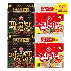 오뚜기 진라면 매운맛 120g 10개+짜슐랭 145g 10개