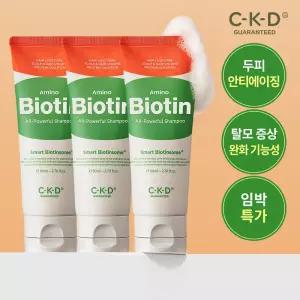 CKD 아미노비오틴 올파워풀 샴푸 80ml 3개 ( 유통기한 : 2027-09-02 )