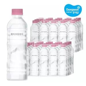 [동원] 웨이크업뷰티 무라벨 500ml x40병 /생수/샘물