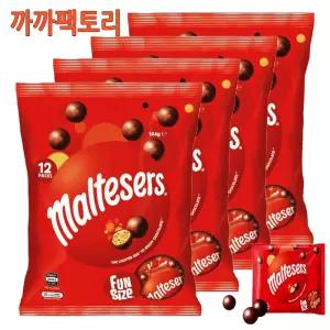 몰티져스 밀크(12입)144g x 4봉 초콜릿