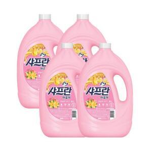 [샤프란] 샤프란 아로마 바닐라 핑크 3.1L 4개