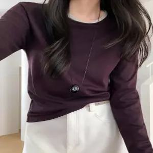 [코코블랑] 촉촉 라운드 베이직 티셔츠