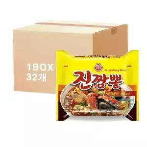 오뚜기 진짬뽕 130g 32입 봉지라면 한박스