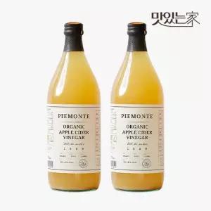 피에몬테 이탈리아 유기농 애사비 1L 2병 애사비 애플사이다비니거 비네거 사과식초