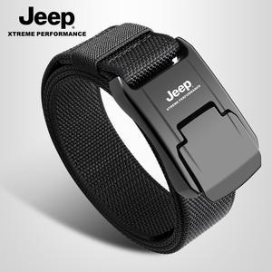JEEP 지프 남성용 야외 자동 금속 버클 나일론 캔버스 웨빙 벨트
