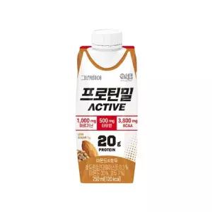 그린비아 프로틴밀 액티브 아몬드와호두 250ml x 54팩