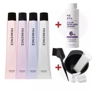 시세이도 프리미언스 염색약 80g+산화제 150ml (셀프염색 시술도구 포함)