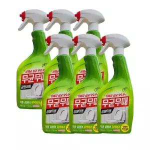 피죤 무균무때 곰팡이용 세정제 750ml 6개