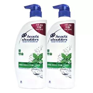 [헤드앤숄더] 샴푸 850ml 쿨멘솔X2개