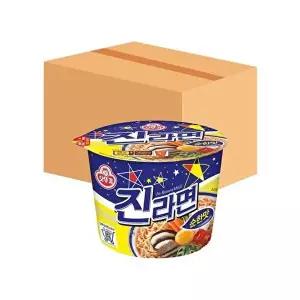 [유통기한 26년11월23일]오뚜기 진라면 순한맛 큰컵 110g x 12개입 컵라면