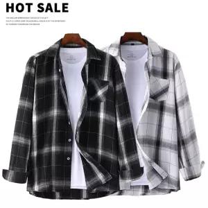 남성셔츠/빅사이즈체크남방/ 오버핏체크셔츠 L~4XL/MSH-01