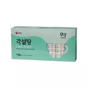 큐원 각설탕 1kg(147개입)