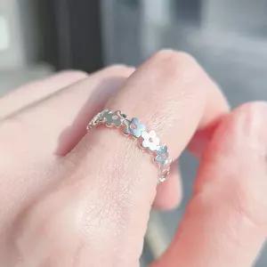 랑데시아 여성반지 실버 925 SILVER 은 플라워 오픈반지