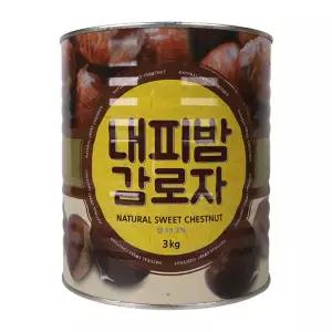 국내산 진산 내피밤감로자 3kg/보늬밤