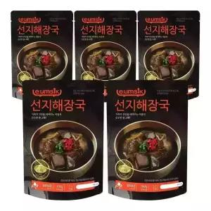 청우식품 이음식 선지해장국 700g 5개