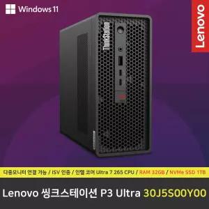 Lenovo 씽크스테이션 P3 Ultra Gen2 30J5S00Y00 워크스테이션 컴퓨터 / 윈도우11 Pro 설치 / RAM 32GB / NVMe SSD 1TB