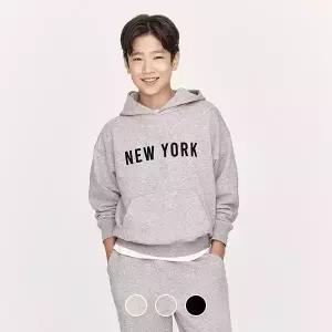 [지오다노주니어] 03025941 브러시드 테리 후드 맨투맨