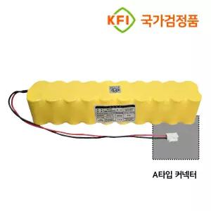 소방 수신기 배터리 24V 1300mAh 2X10 디앤씨 355번/현대방재 케이텔용A타입커넥터/P형수신기