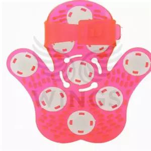 셀프 볼마사지 장갑(핑크) 볼마사지기구 등롤러마사지기