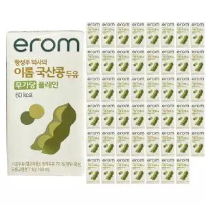 이롬 국산콩 두유 무가당 무설탕 190ml 48개