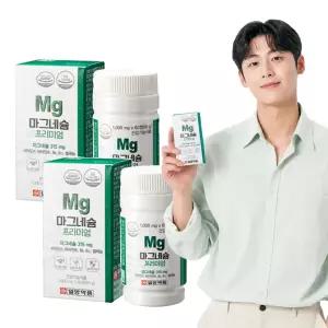 일양약품 마그네슘 프리미엄 1000mg 60정 2통