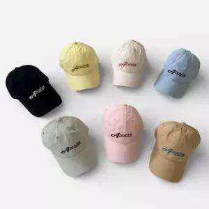 남아 여아 키즈 봄 여름 데일리 레터링 자수 캡모자 에이에치 캡