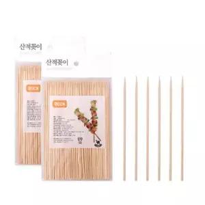 대나무 산적꼬지 나무 산적 꼬치 요지 우드스틱 15cm (100pcs)