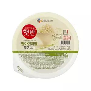 CJ햇반 발아현미밥 작은공기 130g 36개