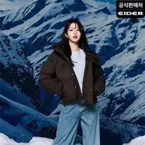 [아이더](장원영착용) 여성 퍼피 후디 구스다운 숏패딩 자켓_DWW24557