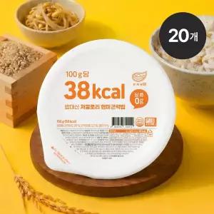 한채원 100g당 38kcal 밥대신 저칼로리 현미 곤약밥 간편식 150g, 20개