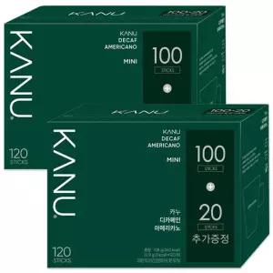 카누 미니 디카페인 아메리카노 120Tx2개