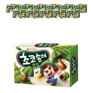 오리온 초코송이 말차 45g, 12개