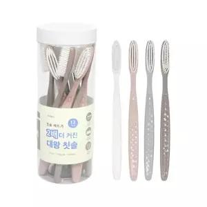 KR리빙 헤드가 2배 더 커진 커브형 칫솔모 대왕 칫솔 12개입 1개