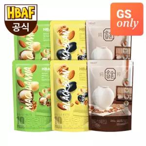 [GS단독구성] HBAF 먼투썬 하루견과 프리미엄견과 혼합 60봉(마카다미아,순수,블랙빈)