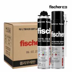 피셔 난연 우레탄폼 단열 균열 크랙 충진 냉기 결로 강력한 접착력 일회용 건용 1박스
