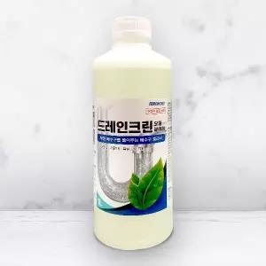 드레인크린 오물분해제 배수구 클리너 싱크대 세면대 하수구 막힘 뚫어뻥 세정제 1L 1개