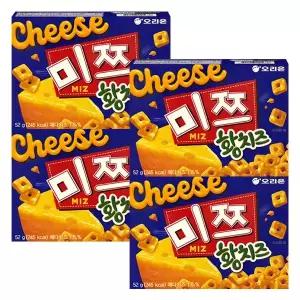 오리온 미쯔 황치즈 52g x4 스낵 신상 한정판
