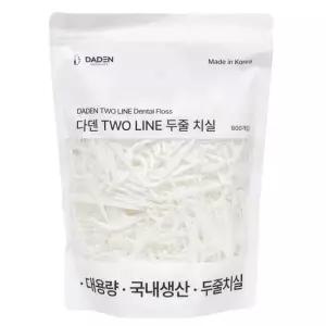 메디메이트 다덴 TWO LINE 두줄 치실 600P 대용량