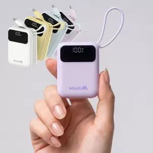 밸류엠 22.5W 10,000mAh 초미니 보조배터리