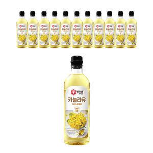 백설 카놀라유 900ml, 12개