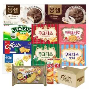 [일상점빵] 인기만점 종합 과자세트 30A 사무실 학교 탕비실 대용량 간식 선물 박스