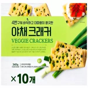 푸지안 대파향 야채 크래커 340g 10개