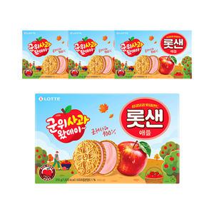롯데웰푸드 롯샌 군위사과 애플 315g, 4개