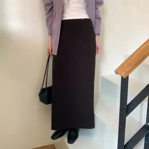 [코코블랑] 헤이즐넛 링클프리 롱 밴딩 스커트