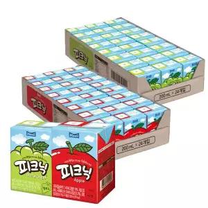 피크닉 사과200ml 청포도200ml 24팩 선택가능